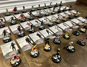 Lot of 45 Heroclix Figures - 29 w/cards - in Colossal Kong Box - Picture 1 of 16