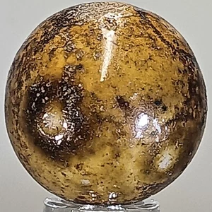 Mármol de arcilla Bennington marrón vintage 0,84 pulgadas como nuevo - Imagen 1 de 8