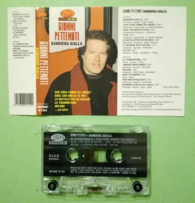 Mc Gianni Pettenati Bandiera Gialla Musicassetta Pop Music Italy 1997 - Immagine 1 di 2