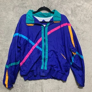 Rock Creek Casuals Vintage RETRO 80s Windbreaker - Unisex Large - Picture 1 of 6