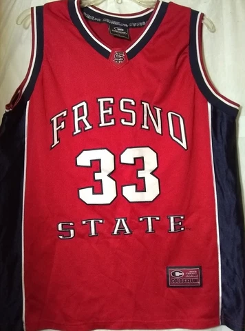 Colosseum Athletics Fresno State Bulldogs Basketball Jersey 33  Red Cover