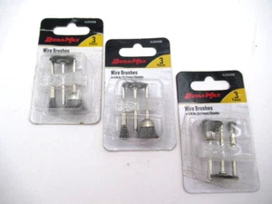 DuraMax 3 Pack Wire Brushes 1/8" Shanks - Picture 1 of 9