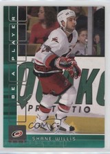 2001-02 ITG Be A Player Memorabilia Emerald /10 Shane Willis #11