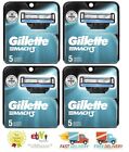 20 Gillette Mach 3 Razor blades Refill Cartridges Shaver Sealed Authentic 10*2