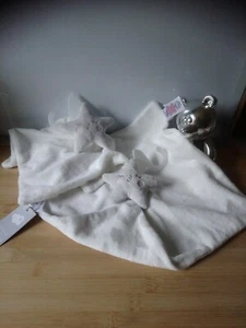 Doudou plat étoile gris blanc nuage lot neuf Primark  - Picture 1 of 5