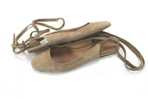 MADEWELL April Ballet Flat Ankle Wrap Tie Ankle Size 9 - Picture 1 of 11