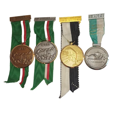 Lot of 4 Swiss Rabbit Breeding Show Medals (1967–1977) – Wil Ostschweiz Rammlers - Bild 1 von 4