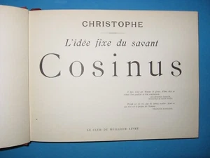 CHRISTOPHE. L'idée fixe du savant Cosinus - 1958 Best Book Club - VERY RARE! - Picture 1 of 19