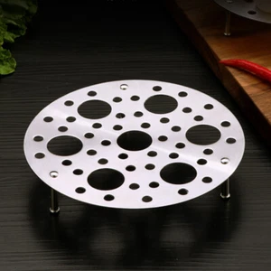 Estante de vapor trivet olla a presión accesorios acero inoxidable vaporera inserto - Imagen 1 de 12