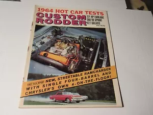 Custom Rodder November 1963 1964 Hot Car Tests - Picture 1 of 2