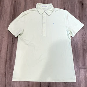 Criquet Golf Polo Herren Grün Gelb Large Shirt Pima Baumwolle Kurzarm Peru - Bild 1 von 8