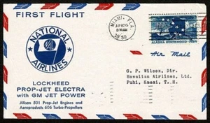 UNITED STATES 1939 First flight Lockheed prop-jet electra with GM Jet power SE68 - Picture 1 of 2