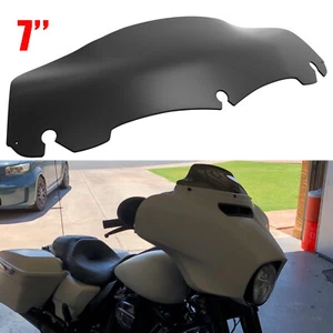 7'' Wave Windshield Windscreen For Harley Street Glide Special FLHXS FLHX 14-23 - Bild 1 von 17