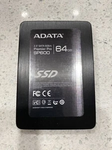 Adata SP600 64GB SATA-SSD 2.5" Laptop Hard Drive Solid State Drive - Picture 1 of 2