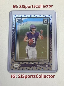2024 Donruss Optic JJ McCarthy Stars Emoji Rated Rookie #235 RC Minnesota Viking - Picture 1 of 2
