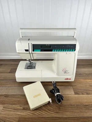 Elna Quilters Dream 6003 Sewing Machine W/Foot Pedal + Accessories - Image 1 of 4