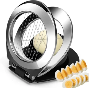 Cortador Huevos Pesado Acero Inoxidable Para Huevos Fresas Champinones 3 Estilos - Foto 1 di 12