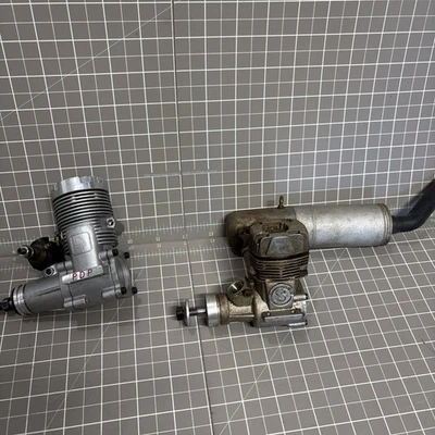 Vintage Model Airplane Engine, Model Airplane Engine Lot - Image 1 of 4