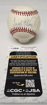 Frank Robinson Signed Rawlings Official American League Baseball JSA COA BAL A7 - Image 1 of 3