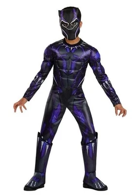 Traje Disfraz MARVEL BLACK PANTHER T’CHALLA - Adolescente/M-L (SIN MÁSCARA NI BOTAS) ¡LEER!! Foto 1 de 4