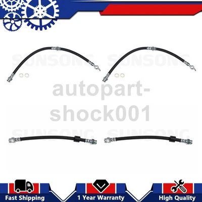 Manguera de línea de freno delantero trasero Sunsong para Ford Escort 1994 1995 1996 1997_AH Foto 1 de 4