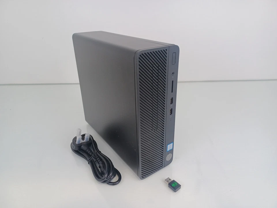 HP 290 G1 SFF Business PC i3-8100 3.60GHz 8GB 256GB NVME Windows 11 Pro - Image 1 of 4