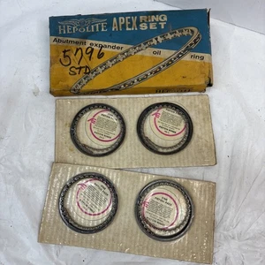 Vauxhall Wyvern, Victor & Envoy 1952-1963 NOS Standard Hepolite piston rings Set - Picture 1 of 3