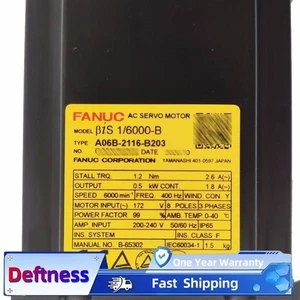 Brand New FANUC A06B-2116-B203 Servo Motor  New Fast Shipping US Free TAX - Picture 1 of 4