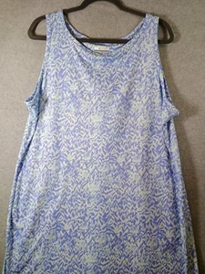 Columbia Women Dress XXL/2TG Sleeveless Pockets Freezer Blue Summer Casual - Picture 1 of 11