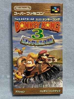 SFC Super Donkey Kong 3 Mysterious Kremis Island Japanese Super Famicom New - Image 1 of 2