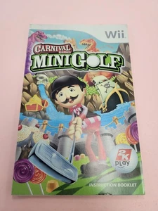 Carnival Games Mini-Golf Nintendo Wii Manual Only - Picture 1 of 2