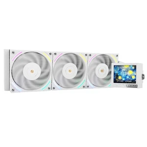 Mjolnir Vision 360 ARGB Blanc-360mm AIO Refroidisseur de Liquide CPU IPS Écran LCD... - Photo 1/6