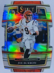 Joe Burrow – Bengals 2021 Panini Select Concourse Die-Cut Silver Prizm Parallel - Bild 1 von 2
