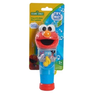 Sesamstraße Sing mit Elmo Mikrofon Licht & Sound Spielzeug Neu - Bild 1 von 1