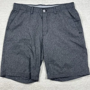 Under Armour Match Play Shorts Mens 36 Gray Performance Stretch Golf Chino - Picture 1 of 9