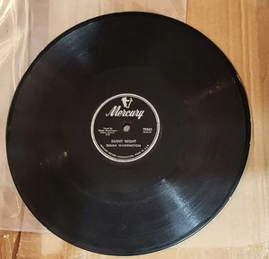 DINAH WASHINGTON 78: Silent Night/The Lord's Prayer MERCURY 70263 - Imagen 1 de 2