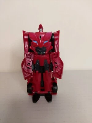 Transformers Sideswipe Robot In Disguise 2015 Red Car Robot 3 Step Change - Image 1 of 4