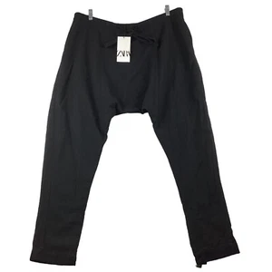 Zara Pants Women’s XS/S Black Grupo Inditex MC Hammer 90's New with Tags Harem - Picture 1 of 8