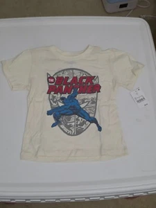 Marvel 3T Boys Black Panther T-shirt New With Tags - Picture 1 of 4