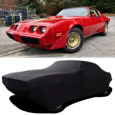 Car Cover Indoor Scratch Stretch Dust-proof Custom Black For Pontiac Firebird - Image 1 of 4