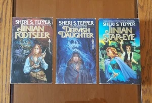 Sheri S Tepper JINIAN TRILOGY TOR 1st Paperbacks True Game James Christensen Art - Picture 1 of 14