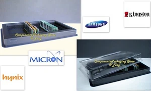 Memory Stick Tray Box Case for DDR DDR2 DDR3 DDR4 Long DIMM 20 fits 1000 DIMM's - Picture 1 of 6