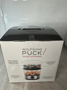 WOLFGANG PUCK 2 TIER FOOD Steamer New Open Box - Picture 1 of 4
