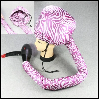 Salon Quick Hair Dryer Cap Bonnet Hood Hat Attachment Perm Helmet Hair Steamer - Image 1 of 4