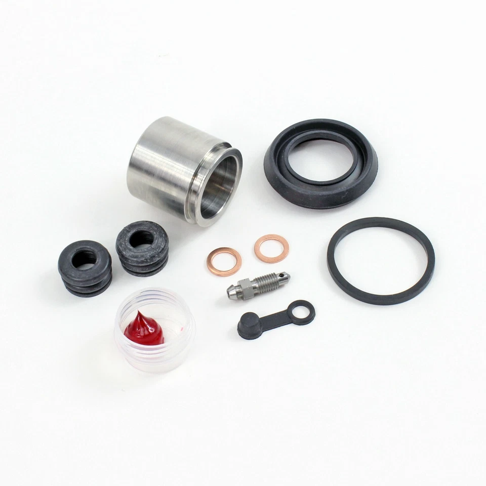 Уплотнение тормозного суппорта + комплект поршней из нержавеющей стали для переднего Suzuki GS 750 E GS750E 1980-1983 годов выпуска - Изображение 1 из 3