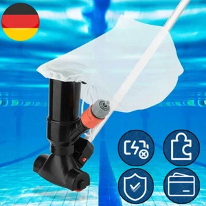 Vakuumsauger Pool Reinigungsset,Pool Bodensauger Set Tragbarer Mini Poolsauger - Bild 1 von 12