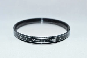 Vivitar 55 mm Skylight (1A) Screw-In Filter Made in Japan (V-232) - Picture 1 of 3