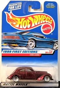 Hot Wheels 1936 Cord 1999 First Editions 1 of 26 #649 1:64 Diecast - Picture 1 of 6