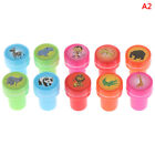5pcs Self-ink Cartoon Rubber Stamps Toy DIY Scrapbook Gift Educational  z*DB ❤DB