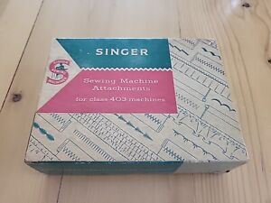 Vintage Singer Sewing Machine Attachments Sewing Box